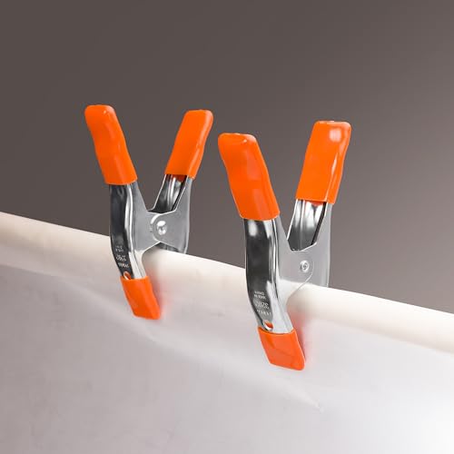 PONY 6" & 4" Heavy Duty Metal Spring Clamps with Protective Tips, 10-Piece - size: 6 Inch & 4 Inch 10-Piece