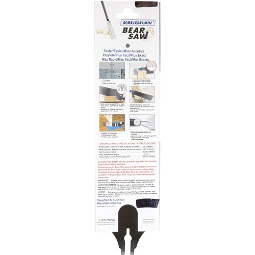 Vaughan Bear Saw Replacement Blade, 10 Inch, Japanese Pull Saw - size: 10 Inch