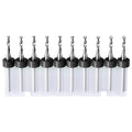 10PCS 1.8mm Tungsten Carbide Shank Micro Drill Bits for PCB - size: 1.8mm (CED)