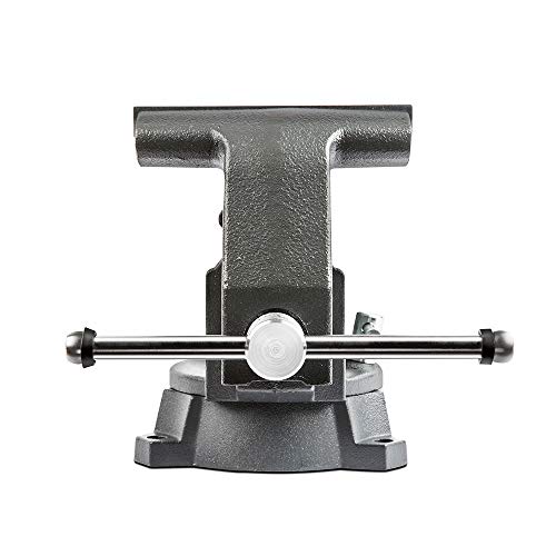 Forward CR40A 4.5 Inch Bench Vise Heavy Duty with Anvil and 210°Swivel Base - size: 4.5 Inch
