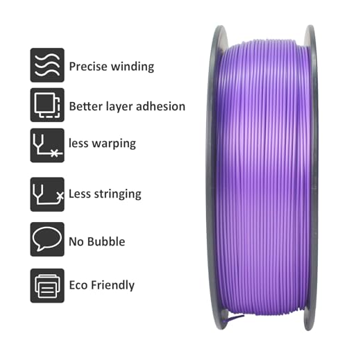 Geeetech Purple PLA 3D Printer Filament 1.75mm, 1KG - color: 1kg Pla Purple