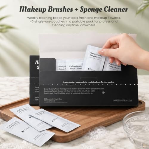 DUcare Makeup Brush Cleaner, Beauty Sponge Cleansing Solution 13.6 Fl Oz - color: I-Cleanser-400ml