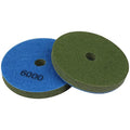 4" Diamond Sponge Fiber Polishing Pad 6000 Grit Wet Dry, 2 Pack - size: Grit-6000#-2Pcs