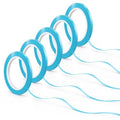 Xuniea 5 Rolls Fine Line Vinyl Tape, 1/4 Inch, Blue - color: Blue, size: 1/4 Inch