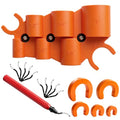 17 PCS Pipe Deburring Tool Set, Depth Gauge and Removal Tools for Sharkbite, Deburring Tool with 10 High Speed Steel Blades, Plumbing Tools Kit for PVC PEX Copper Aluminum Pipes - color: 17 PCS
