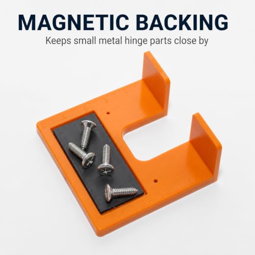 6PCS Cabinet Hinge Jig, Magnetic 2mm Gap Spacer Alignment Tool