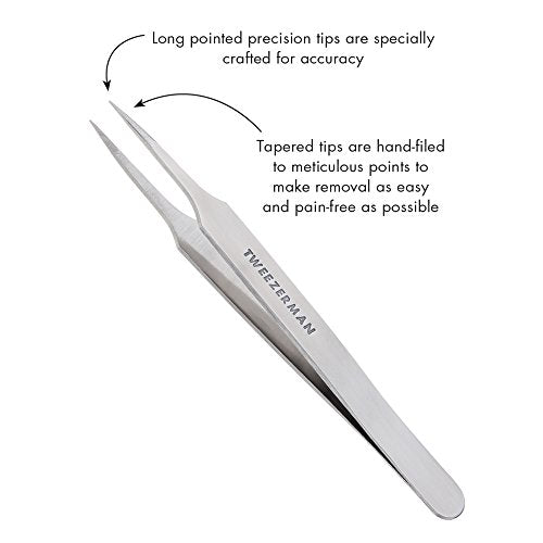 Tweezerman Stainless Steel Ingrown Hair Splintertweeze for Women and Men,(Pack of 2) - size: 1 Count (Pack of 2)
