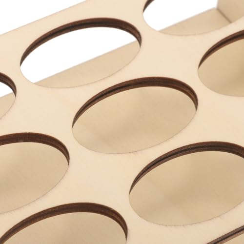 COHEALI Wooden Paint Storage Organizer Rack for Paint Bottles - size: 19.00X9.50X5.00CM