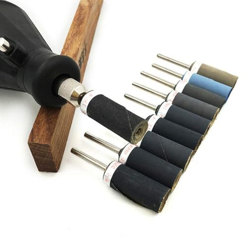 Sanding Sticks Polishing Stick Roller Sanding Drums Sleeves Sander Rotary Sandpaper for Plastic Models Assorted Metal and Wood Sanding Tools Accessory 1200 Grit - size: 1200 Grit