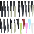Honoson 60 Pcs Sanding Sticks for Plastic Models Water Drop Moon Style - style: Style 1