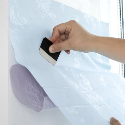 Gomake 10pcs Vinyl Squeegee Wallpaper Smoothing Tool Screen Pretector Squeegee for Removing Air Bubbles, or Removing Glass Decals