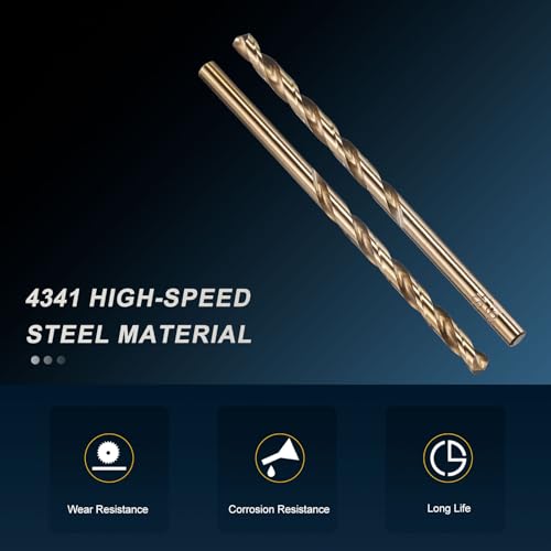 PATIKIL Micro #19 Drill Bit 4341 High-Speed Steel for Thin Metal 10 Pack - size: #19
