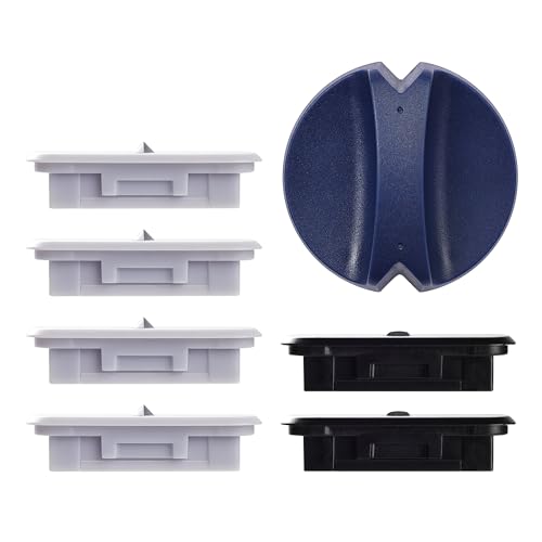 6-Pack Trimmer Replacement Blades for Fiskars Paper Trimmer, Replacement Blade for All Series of Fiskars/Portable&Precision Trimmer,Arts and Crafts,4 Cutting&2 Scoring Blades,a Slider,Blue - style: Blue (6 Blades)