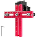 Cabinet Hardware Jig – Adjustable Drill Guide Template for Knobs & Handles | Precision Hole Locator for DIY Cabinet Installation (Fits 2.5" to 5" Spacing) - size: Medium