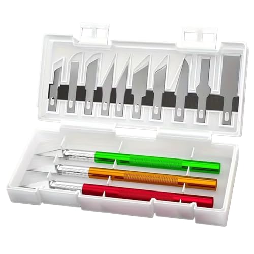 13-Piece Aluminum Alloy Engraving Tool Set – Perfect for DIY Manual Engraving, Stickers, Rubber Stamps, and Model Making