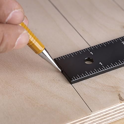 9" Pocket Ruler – Compact CNC Marking Tool for Accurate Woodworking, Joinery, and Layout - size: 9 Inch