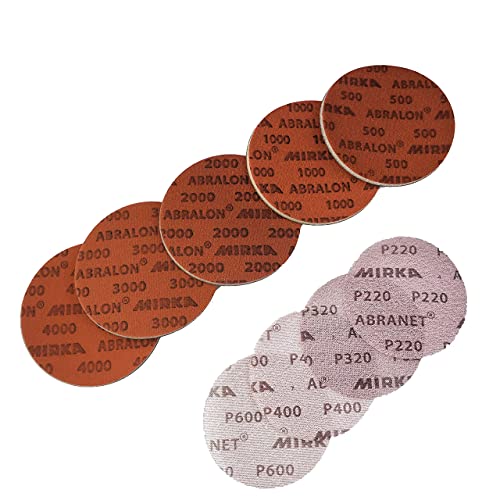 Stone Coat Countertops Round Abralon Sanding Assortment Pack, 9 Discs