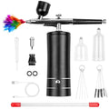 Esakoya Portable Airbrush Kit, Rechargeable Airbrush Kit with Compressor