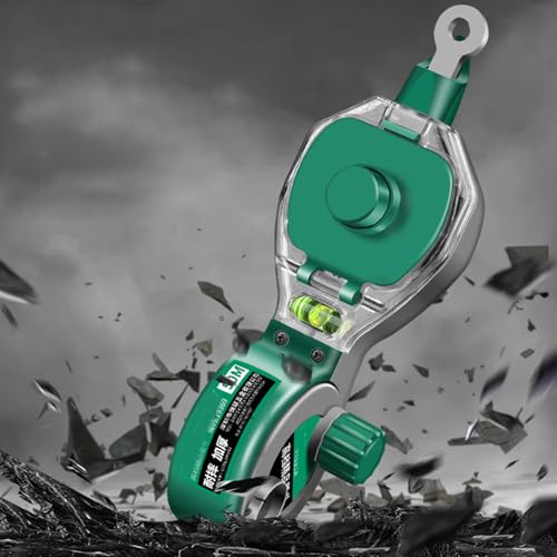 UncleS Inks Scriber Line Marker Tool With Easy Manual Winding High Precisions Line Tool For Woodworking And Bricklaying Build In Sponges