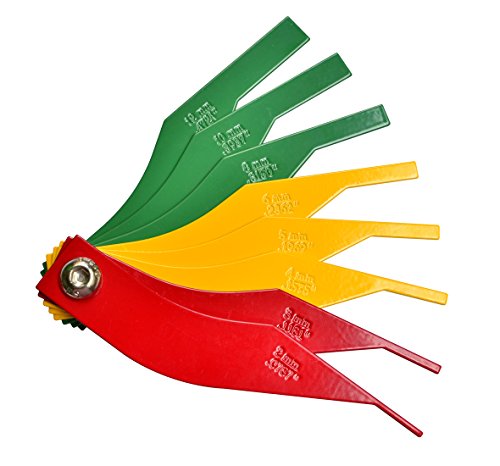 Brake Lining Thickness Gauge, 8-Piece