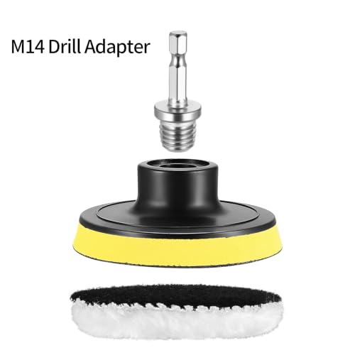 7 Pcs 4 Inch Buffing Pads for Drill,Drill Buffer Polisher Attachment - size: 4 Inch
