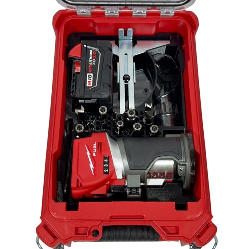 M18 Fuel Compact Router Packout Organizer with Tool, Battery and Bit Storage for Packout Compact Tool Box, Battery and Accessory Storage, Insert Only 2732-20 – Fits Packout 48-22-8435