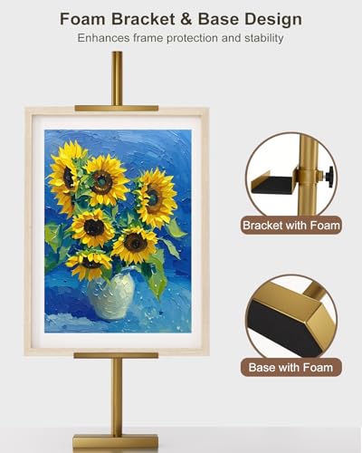 Adjustable Tabletop Easel Stand, 29" H Gold 2 Pack - color: Gold 2Pack