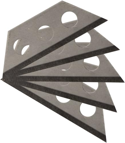 ALLWAY MKB5 Micro Knife Blades, Silver, 5 Count (Pack of 1)