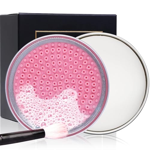 DUcare Makeup Brush Cleaner Shampoo Soap Solid Brush Cleaning Mat Removes Cosmetic Color Brush Cleaner Pad for Cleaning Makeup Sponges Brushes - color: B-Cleaner-Coconut