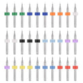 PATIKIL 30 Pack 0.15mm Micro Drill Bits Carbide Tungsten Steel - size: 0.15mm