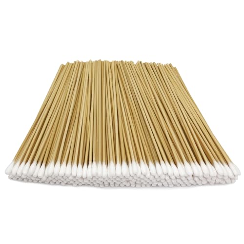 6 Inch Long Cotton Swabs, Cotton Tipped Applicators, 200 Count - size: 200 Round