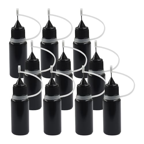 10ml Precision Tip Applicator Bottles, 10 Pcs - size: 10ml