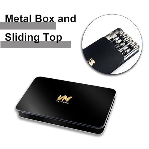 VM Model Painting Metal Magnetic Stand Base + 12PCS Magnetic Bendable Alligator Clip Sticks Set Modeling Tools for Hobby Model Parts Assembly, Airbrush Spraying, DIY Card Making