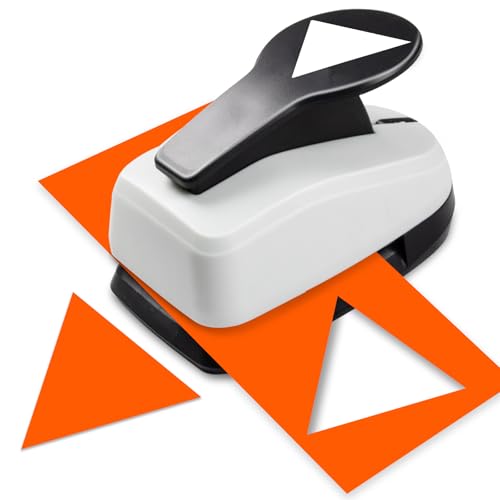 Triangle Hole Punch 1.97 inch Triangle Shaped Punch for Crafts Scrapbooking - style: Triangle