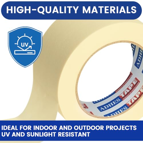 ADHES White Masking Tape Painter Tape 24mm x 50m - color: White, size: 24mm x 50m