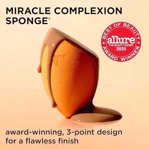 Real Techniques Miracle Complexion Sponge & Travel Case Duo, 2-Piece Set - style: Miracle Complexion Sponge + Travel Case, 2 Count