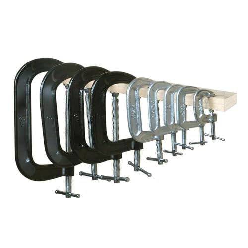 BESSEY CM50 Drop Forged, C-Clamp, 5 In.,Black - size: 5 in.