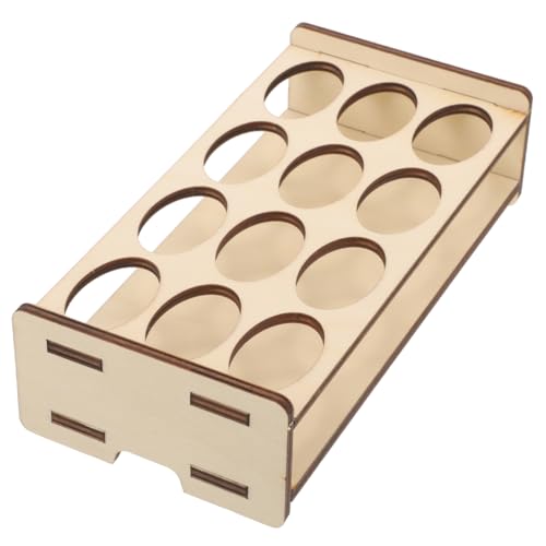 COHEALI Wooden Paint Storage Organizer Rack for Paint Bottles - size: 19.00X9.50X5.00CM