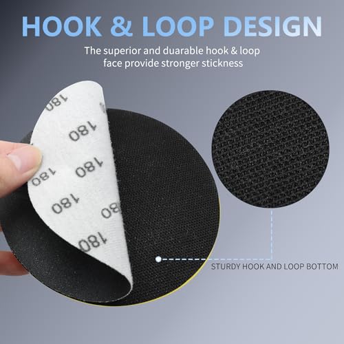 VIBRATITE 40PCS 5 Inch Wet Dry Sanding Discs, 80-7000 Grit - size: 5 Inch