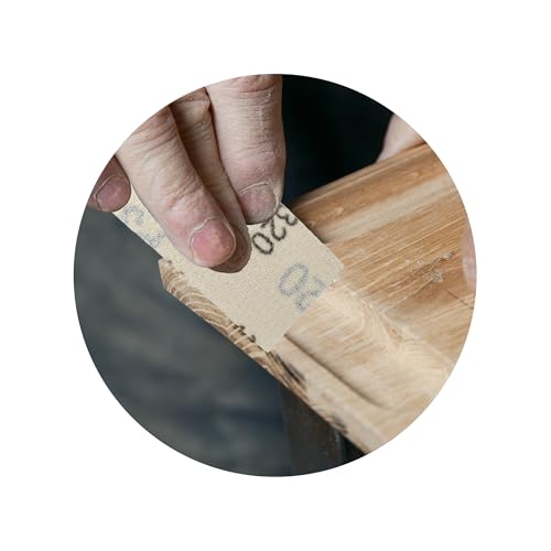 50Pcs 3.62x1.18 inch Micro Sander Paper, Mini Sanding Sheets Strips, for Wood, Metal, Crafts, Tight Spaces, Small Project Polishing (320 Grit) - size: 320 Grit