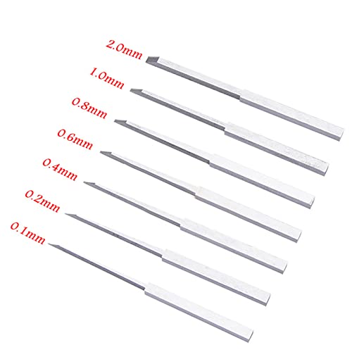 CHICHIYANG DIY Model Reparing Making Scriber, 0.1/0.2/0.4/0.6/0.8/1.0/2.0mm Metal Blade Scriber Cutting Tool for Gundam Model Making