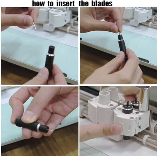 30pcs Deep Cut Blade，Replacement Blades Compatible with Explore 4/3/Air One/Air/Air 2/Maker/Maker 4/3/2 Cutting Machines Cut Materials Up to 1.5mm Thickness,60 Degree Fine Point Blades - color: 30 Pcs Deep Cut Blade