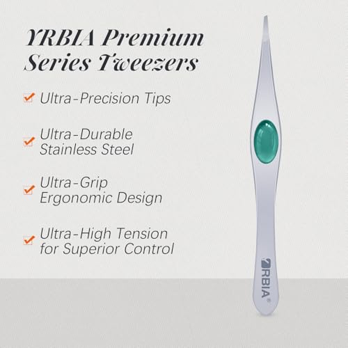 Ultra-Precision High End Tweezers | Professional Plucker for Brows