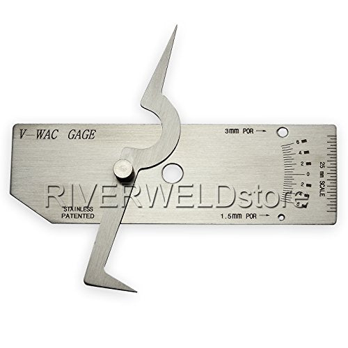RIVERWELD V-WAC Single Weld Gage Welding Inspection Metric - style: Metric