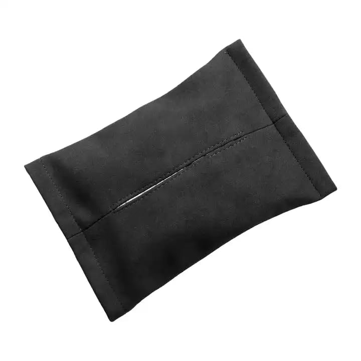 Car Hidden Tissue Holder Box for Tesla Model 3 Y Armrest Seat Back Napkin Center Console Flocking Storage Bag Auto Accessories