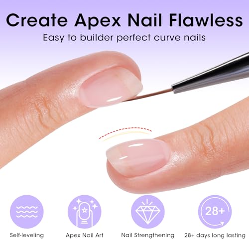 GELLEN Builder Gel For Nails, 18ml Clear Hard Gel For Nail Extensions - color: 18ml Nail Builder Gel