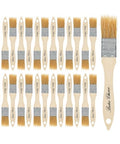 Bates- Chip Paint Brushes for Painting, 1 Inch, 24 Pack, Wood Handle, Natural Bristle Paint Brush - size: 1 Inch, 24 Pack