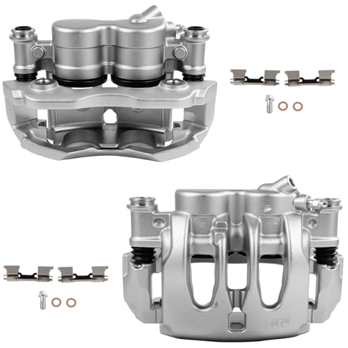 SCITOO Front Left & Right Disc Brake Calipers With Bracket 18B5063 18B5062 - size: Front[18B5063 & 18B5062]