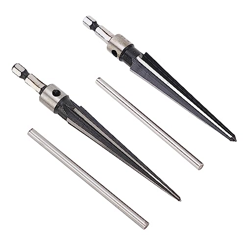 Hand Tapered Reamer, 6 Flute 45 Steel T Handle Tool
