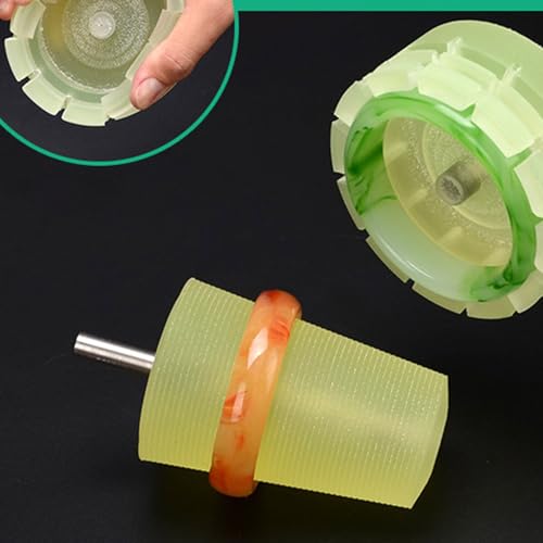 Versatile Jewelry Repair Tool Polishing Stick for Rings and Buffing Silicone Mandrel Inner Outside Holder
